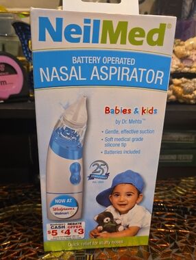 Blue Kids Battery Operated Nasal Aspirator